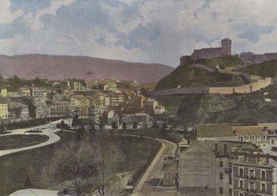 Lourdes, Widok ogólny (kolorowe zdjęcie) autorstwa (after) French Photographer