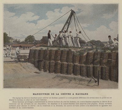Manewry Chevre a Aubans (kolorowe zdjęcie) autorstwa (after) French Photographer
