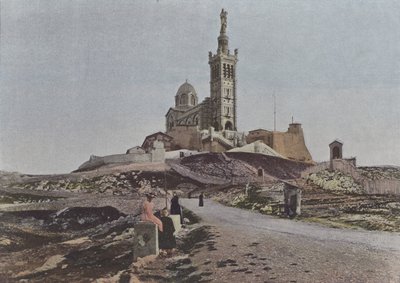 Marsylia, Matka Boża Straży (kolorowe zdjęcie) autorstwa (after) French Photographer