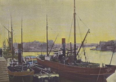 Nantes, La Fosse (kolorowe zdjęcie) autorstwa (after) French Photographer