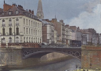 Nantes, Erdre (kolorowe zdjęcie) autorstwa (after) French Photographer