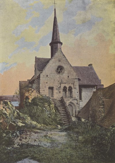 Matka Boża Behuard (kolorowe zdjęcie) autorstwa (after) French Photographer