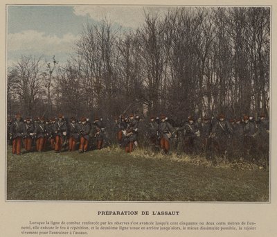 Przygotowanie do szturmu (kolorowe zdjęcie) autorstwa (after) French Photographer
