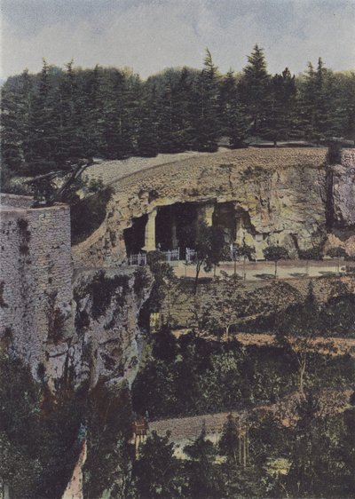Roc-Amadour, Krypta Saint-Amadour (kolorowe zdjęcie) autorstwa (after) French Photographer