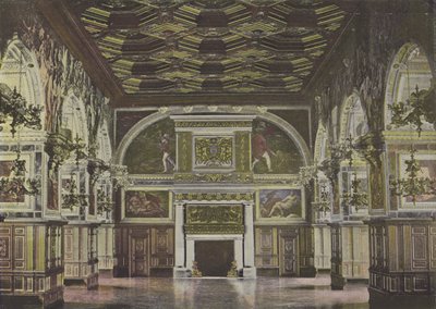 Salle Henri II (kolorowe zdjęcie) autorstwa (after) French Photographer