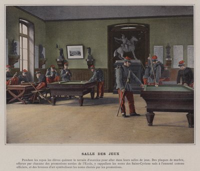 Pokój Gier (kolorowe zdjęcie) autorstwa (after) French Photographer