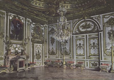 Salon Ludwika XIII, zwany Salle du Trone (kolorowe zdjęcie) autorstwa (after) French Photographer