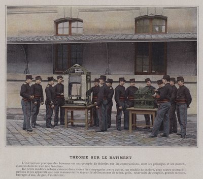 Teoria budynku (kolorowe zdjęcie) autorstwa (after) French Photographer