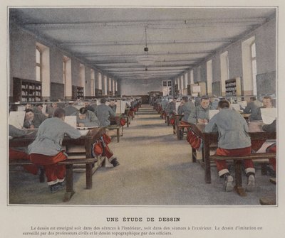 Studium rysunku (zdjęcie kolorowe) autorstwa (after) French Photographer