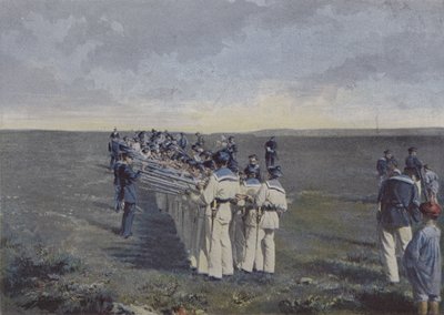 Wizyta broni po strzale (kolorowe zdjęcie) autorstwa (after) French Photographer