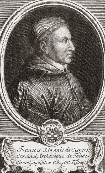 Francisco Jiménez de Cisneros. Portret autorstwa (after) French School