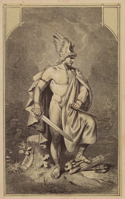 Arminiusz, Hermann Cheruscan (rycina) autorstwa (after) German School