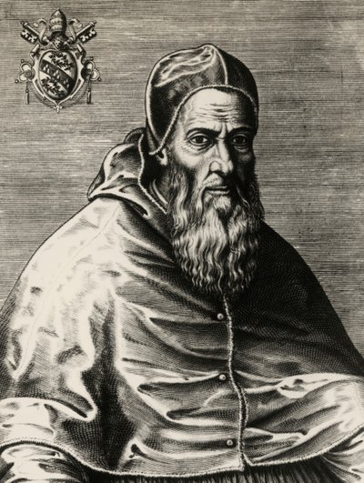 Portret Juliusza III, urodzonego jako Giovanni Maria Ciocchi del Monte (Monte San Savino autorstwa (after) Italian School