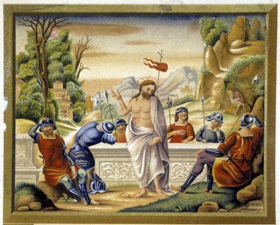 Zmartwychwstanie Chrystusa - Włochy, w.1500 autorstwa (after) Italian School