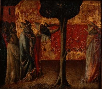 Pogrzeb św. Zenobiusza (panel) autorstwa (attr.) Arcangelo di Cola da Camerino