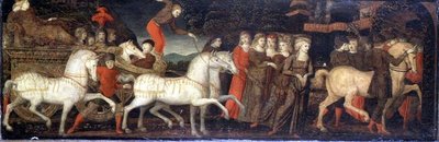 Procesja triumfalna - panel cassonowy autorstwa (attr. to) Master of Stratonice
