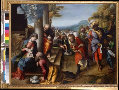 Adoracja Trzech Króli autorstwa (c.1489 1534) Correggio