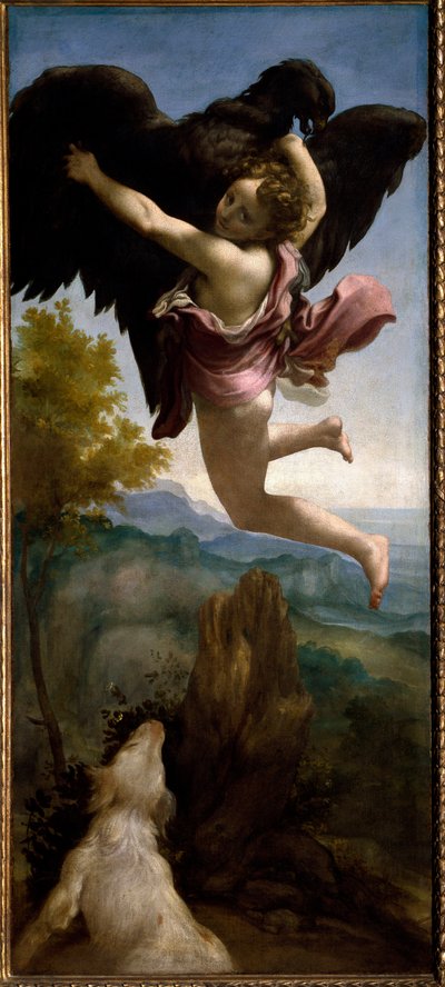 Porwanie Ganimedesa (obraz, ok. 1531) autorstwa (c.1489 1534) Correggio