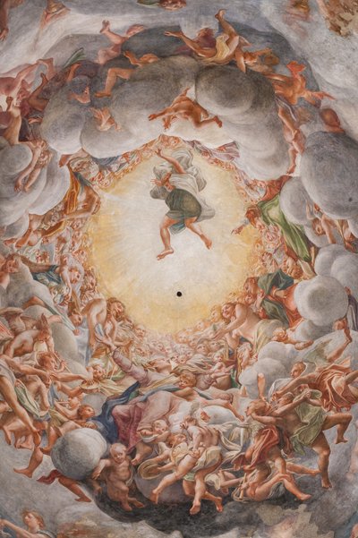 Wniebowzięcie NMP, fragment 3660852 autorstwa (c.1489 1534) Correggio