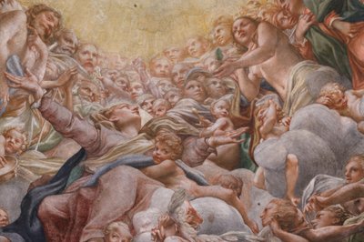 Dziewica między Adamem a Ewą, fragment 3660852 autorstwa (c.1489 1534) Correggio