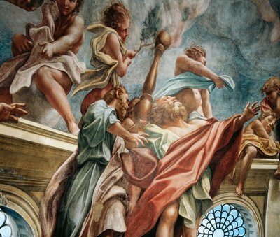 Apostoł, fragment z Wniebowzięcia Najświętszej Maryi Panny autorstwa (c.1489 1534) Correggio