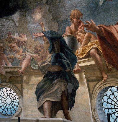 Apostoł, fragment z Wniebowzięcia Najświętszej Maryi Panny autorstwa (c.1489 1534) Correggio