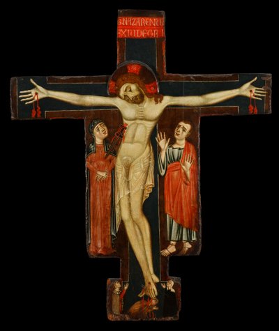 Krucyfiks, koniec XIII wieku (tempera na desce) autorstwa (studio) Master of the Magdalene Altarpiece