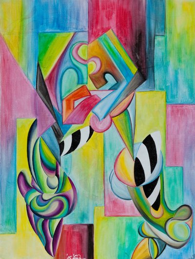Miłośnicy abstrakcji autorstwa GilhausArt