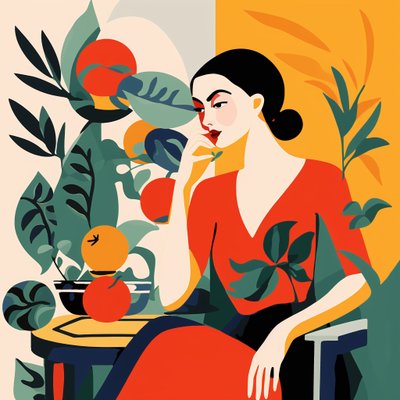 Obraz w stylu Matisse