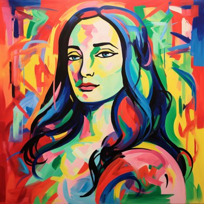 Mona Lisa w stylu fowistycznym Henri Matisse