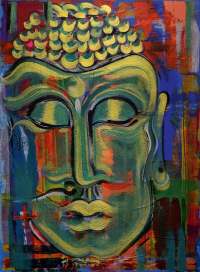 Duży Budda autorstwa Ilona Himsl