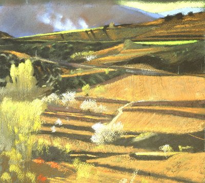 BlueSmoke 40x50 autorstwa Simon Fletcher