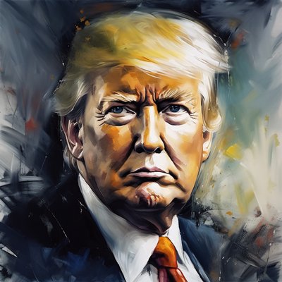 Obraz Donalda Trumpa, duże wydruki plakatów, dekoracje ścienne do domu autorstwa F. Abderrahim