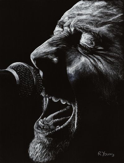 Daylight - Chris Martin z Coldplay autorstwa Richard Young