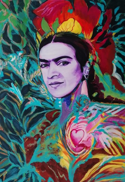 Frida Kahlo autorstwa Zaga Art Sopot