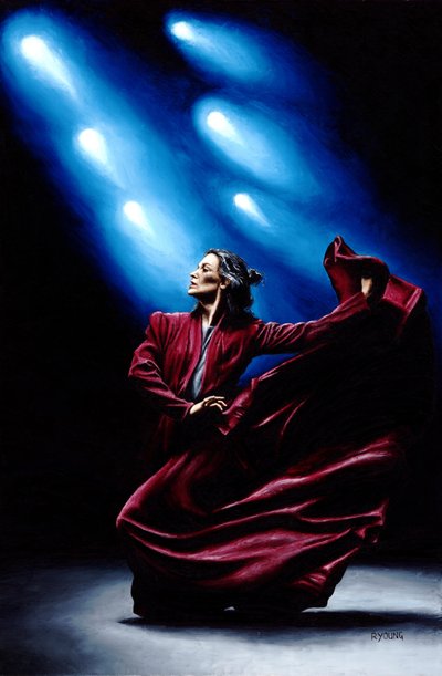 Występ flamenco autorstwa Richard Young