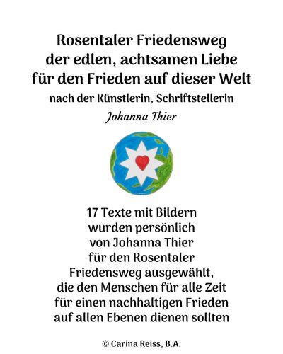Szlak Pokoju w Rosentalu autorstwa Johanna Thier