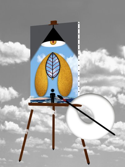 Die Malkunst (I) autorstwa Alexander Eibach