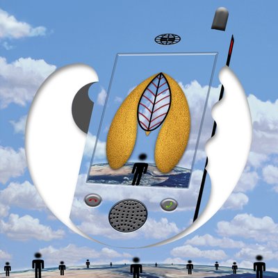 "...seit ein Gespräch wir sind..." (aus der Serie Skyphone) autorstwa Alexander Eibach