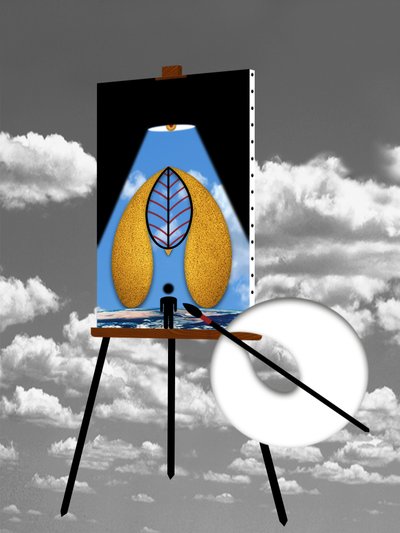 Die Malkunst (I) autorstwa Alexander Eibach