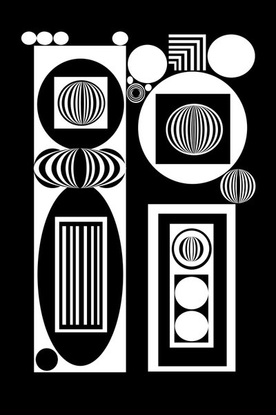 Rytm w czerni i bieli autorstwa Silvia Martini