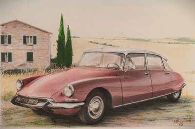 Citroen DS 19  autorstwa Jörg-Peter Rabe