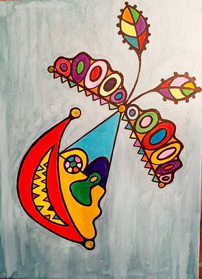 Humor w mrocznych czasach autorstwa Steffi_Seiler_Art
