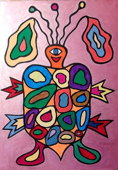 Sam, żółw autorstwa Steffi_Seiler_Art