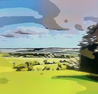 Digitale Landschaft 05 autorstwa M. Vet