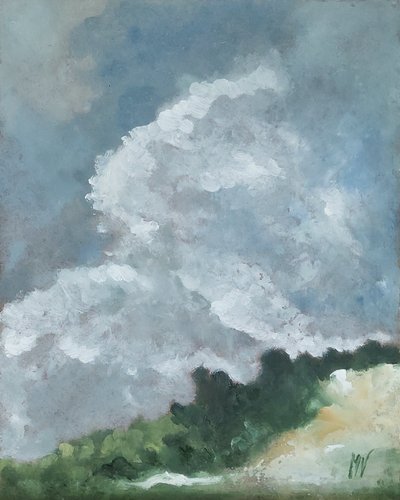 Wolken darüber autorstwa M. Vet