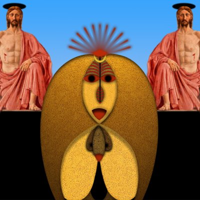 nicht zu glauben (II) (das historische Tier und der geschichtliche Mensch) autorstwa Alexander Eibach