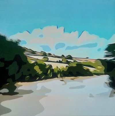 Digitale Landschaft 26 autorstwa M. Vet