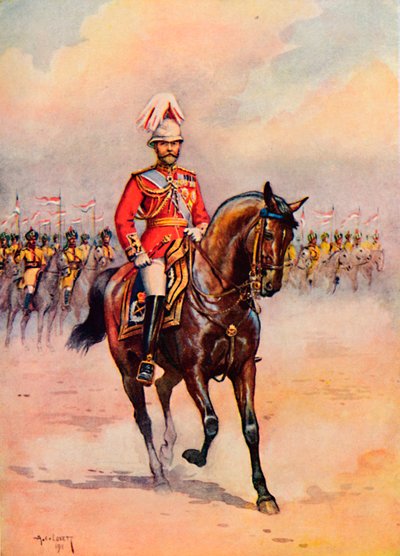 „H.M. Król Jerzy w Indiach”, 1913 autorstwa AC Lovett