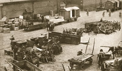 2. Batalion Królewskiego Pułku Sussex, Belfast, Irlandia, 1907 autorstwa AE Brown